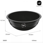 ENSALADERA UZ 4LT NEGRO