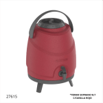 TERMO REDONDO 9LT C/CANILLA ROJO SOPRANO