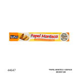 PAPEL MANTECA 30CMX7.5M GIOPACK (CJA X 25)