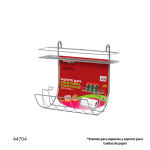 PORTA CONDIMENTERO INOX NIQUELART 124