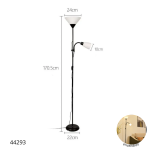 LAMPARA DE PISO DOBLE AMERICANO 170CM (VR-3325)