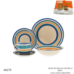 JUEGO DE VAJILLAS CASA BELLA 30PCS (VR-3872)