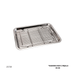 ASADERA INOX  C/REJILLA 35CM 555