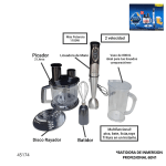 BATIDORA DE INMERSION PROFESIONAL 6EN1 (TX-M185)