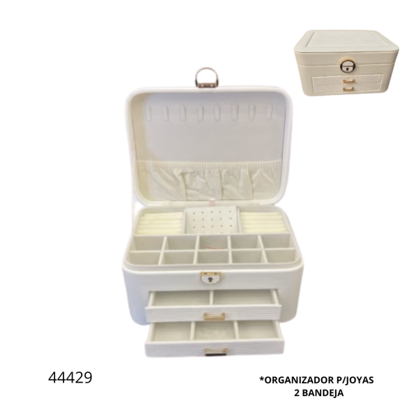 ORGANIZADOR P/JOYAS 2 BANDEJA F309