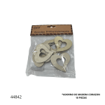 ADORNO DE MADERA CORAZON 10PC (MPX-2S)