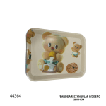 BANDEJA RECTANGULAR C/DISEÑO 25X34CM (F-12087)
