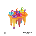 MOLDE PARA HELADO X 6 PCS (RR322)