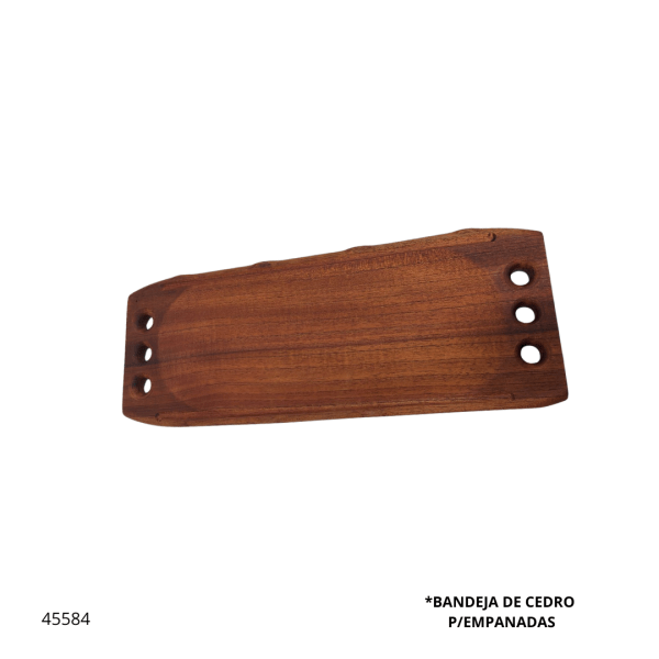 BANDEJA DE CEDRO P/EMPANADAS