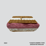 CANASTA MIMBRE C/TAPA 20X30CM RECTANGULAR (HT014)