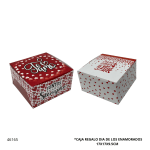 CAJA REGALO DIA DE LOS ENAMORADOS 17X17X9.5CM
