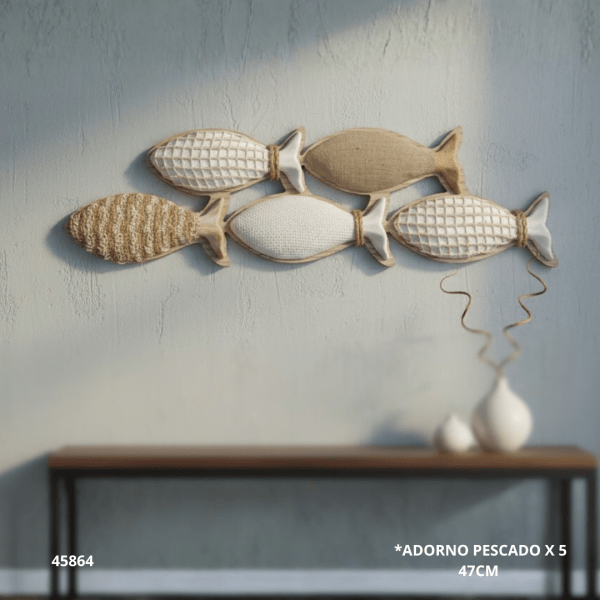 ADORNO PESCADO X 5 DE 47CM (6823-38)