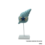 ADORNO MARINO CARACOL DE MAR 25CM (6823-51)