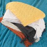 COBERTOR DE LANA 127X152CM TEXTILE HOME (007) - Imagen 4
