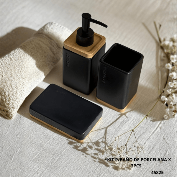 KIT P/BAÑO DE PORCELANA X 3PCS (JY1372B-S3)