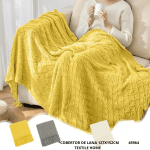 COBERTOR DE LANA 127X152CM TEXTILE HOME (003)