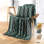 COBERTOR DE LANA 127X152CM TEXTILE HOME (004)