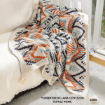 COBERTOR DE LANA 127X152CM TEXTILE HOME (010)