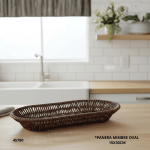 PANERA MIMBRE OVAL 15X30CM (HT028)