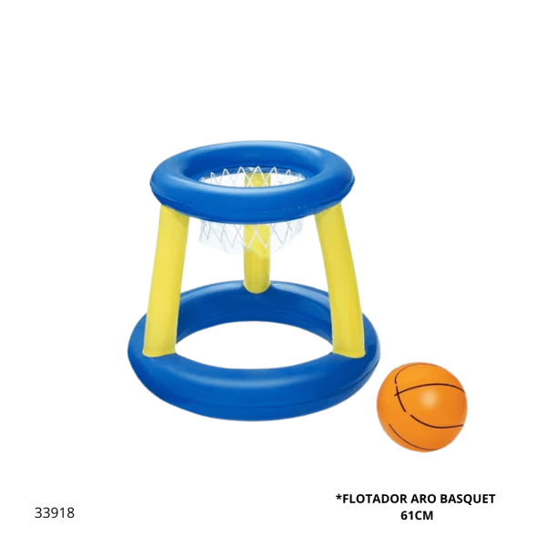 FLOTADOR ARO BASQUET 61CM BESTWAY 52418