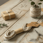 CINTA YUTE BORDE BLANCO 0815-4