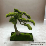 ADORNO BONSAI EN MACETA RECTANGULAR 50CM (XZ-P1045)