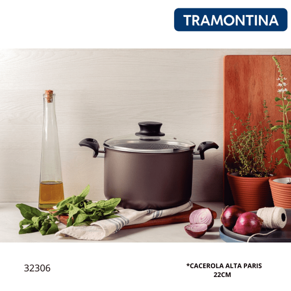CACEROLA ALTA PARIS 22CM TRAMONTINA 28530/622