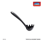 ESPATULA GOURMET NEGRO PLASUTIL 6508