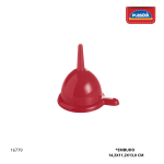 EMBUDO  MEDIANO ROJO PLASUTIL 77913