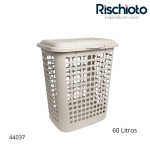 CESTO RECTANGULAR RISCHIOTO 60 LTS BEIGE 9172