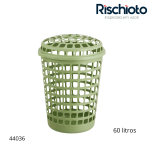 CESTO P/ROPA VERDE 60 LTS RISCHIOTO