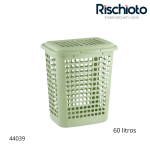 CESTO RECTANGULAR RISCHIOTO 60 LTS VERDE