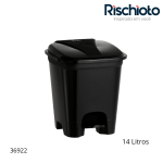 BASURERO RISCHIOTO C/PEDAL 14LT 3042ECO