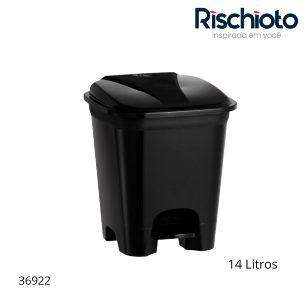 BASURERO RISCHIOTO C/PEDAL 14LT 3042ECO