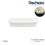 CAJA ORGANIZADOR RISCHIOTO 12 LTS C/TAPA 3752 3752