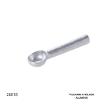 CUCHARA P/HELADO ALUMINIO 10025