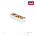 PORTA HUEVO DECORA PLASUTIL 9478 (12UN)