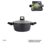 CACEROLA C/TAPA 24CM AMERCOOK AVOCADO
