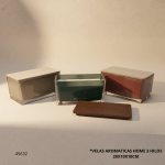 VELAS AROMATICAS HOME 3 HILOS RECT.
