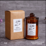 VELAS AROMATICAS EN FRASCO MARRON (JS12-198)