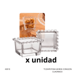 COMPOTERA BORDE CORAZON CUADRADO (X UNIDAD)