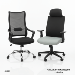 SILLA P/OFICINA NEGRO (LF21006) (LF21101