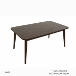 MESA MARRON RECT. 122CM