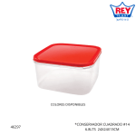 CONSERVADOR CUADRADO #14 6.8LTS REY PLAST (RPX039000)