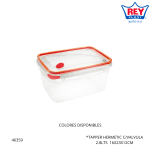 TAPPER HERMETIC C/VALVULA 2.8LTS REY PLAST (TPX048000)