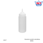 ENVASE SALSERO UNIVERSAL 380ML REY PLAST (ENV004000)
