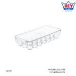 PORTA HUEVO SMART C/TAPA REY PLAST (OGX093500)