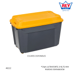 CAJA ULTRAFORTE 210LTS 4X4 RUEDAS REY PLAST (41X000600)