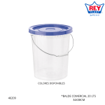 BALDE COMERCIAL 20LTS REY PLAST (BLX015000)