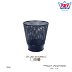 PAPELERA CALADA ROMA REY PLAST (PPX021500)